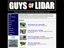 Tablet Screenshot of guysoflidar.com